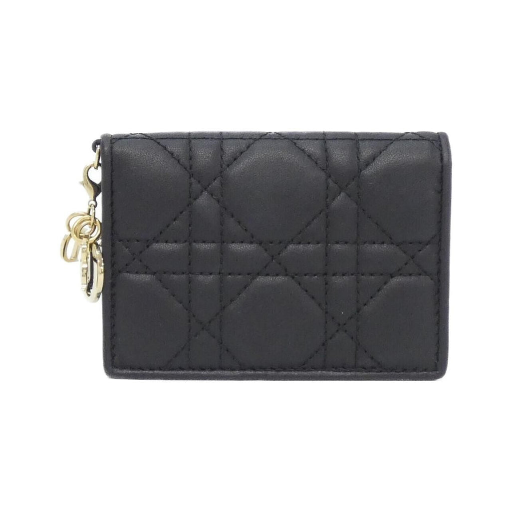 Dior Lady Dior Blue Card Holder Case