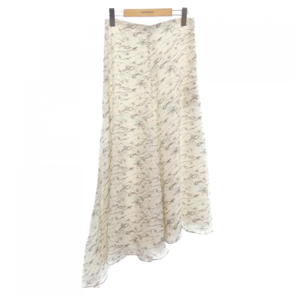 Fendi Ahlj Skirt White
