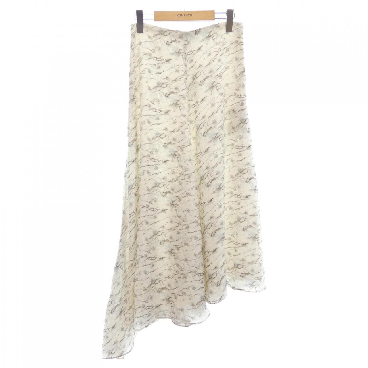Fendi Ahlj Skirt White