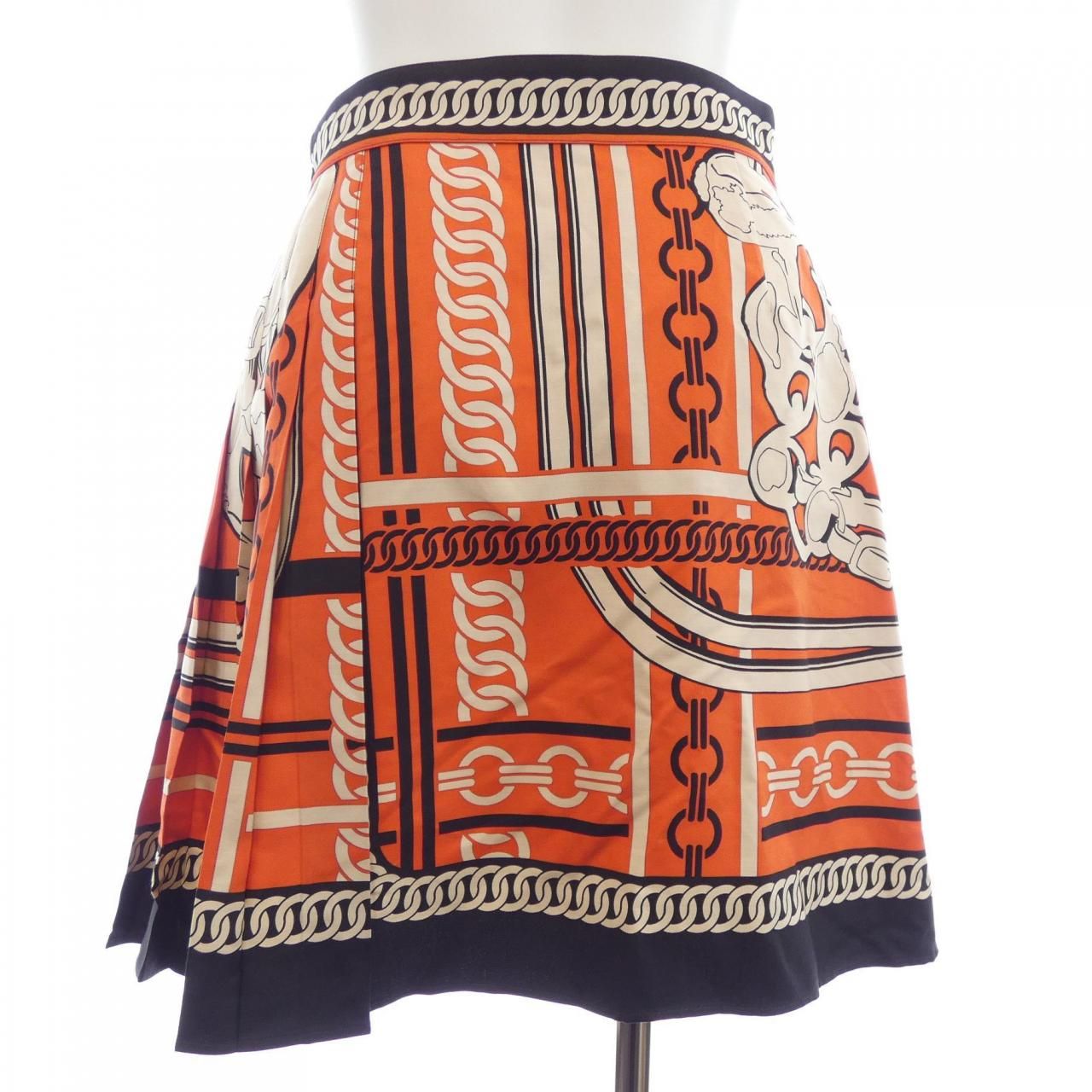 Hermes Twill Lane Skirt — view 2