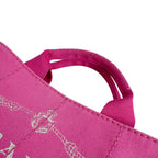 Prada Canvas Tote Canapa Pink — view 9