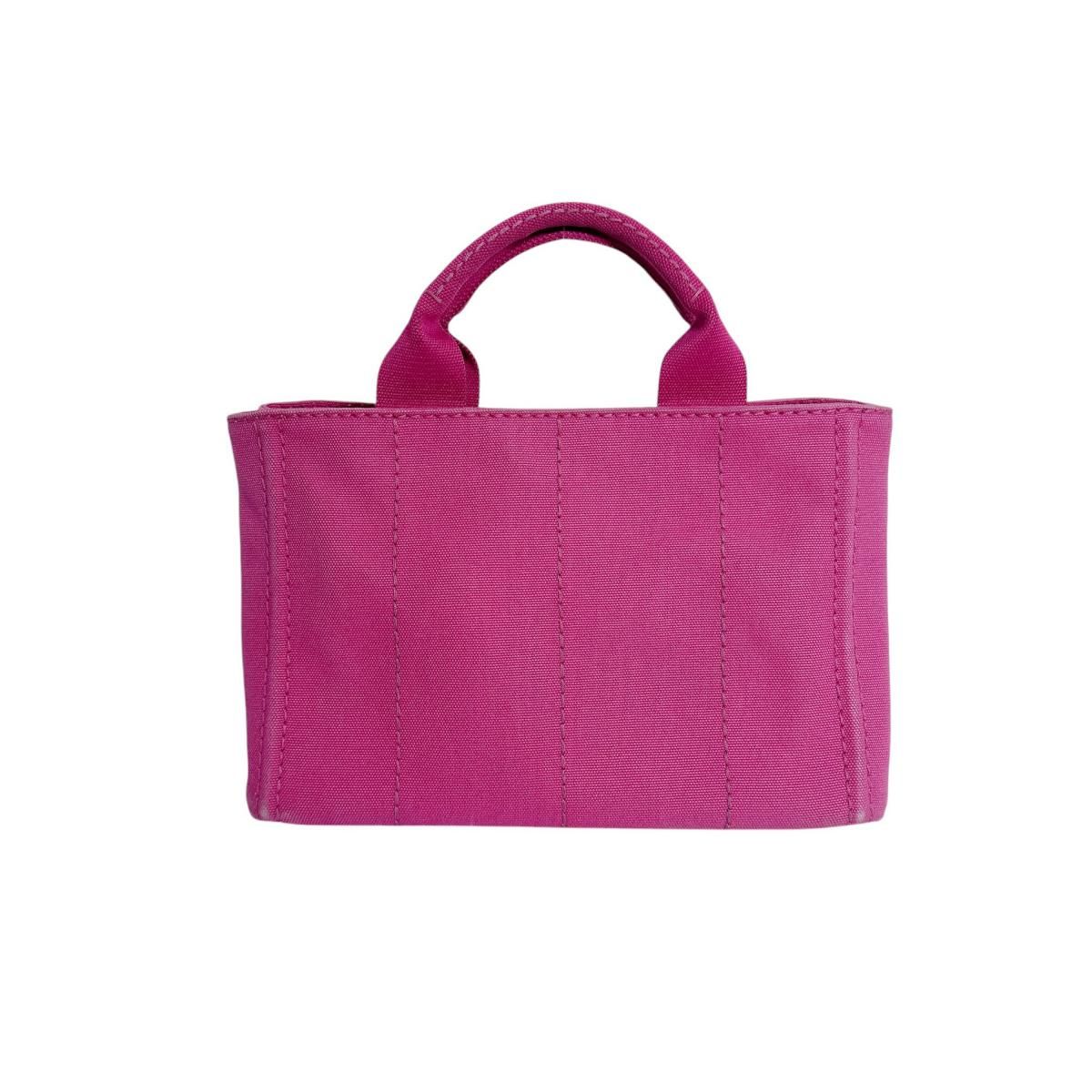 Prada Canvas Tote Canapa Pink — view 2