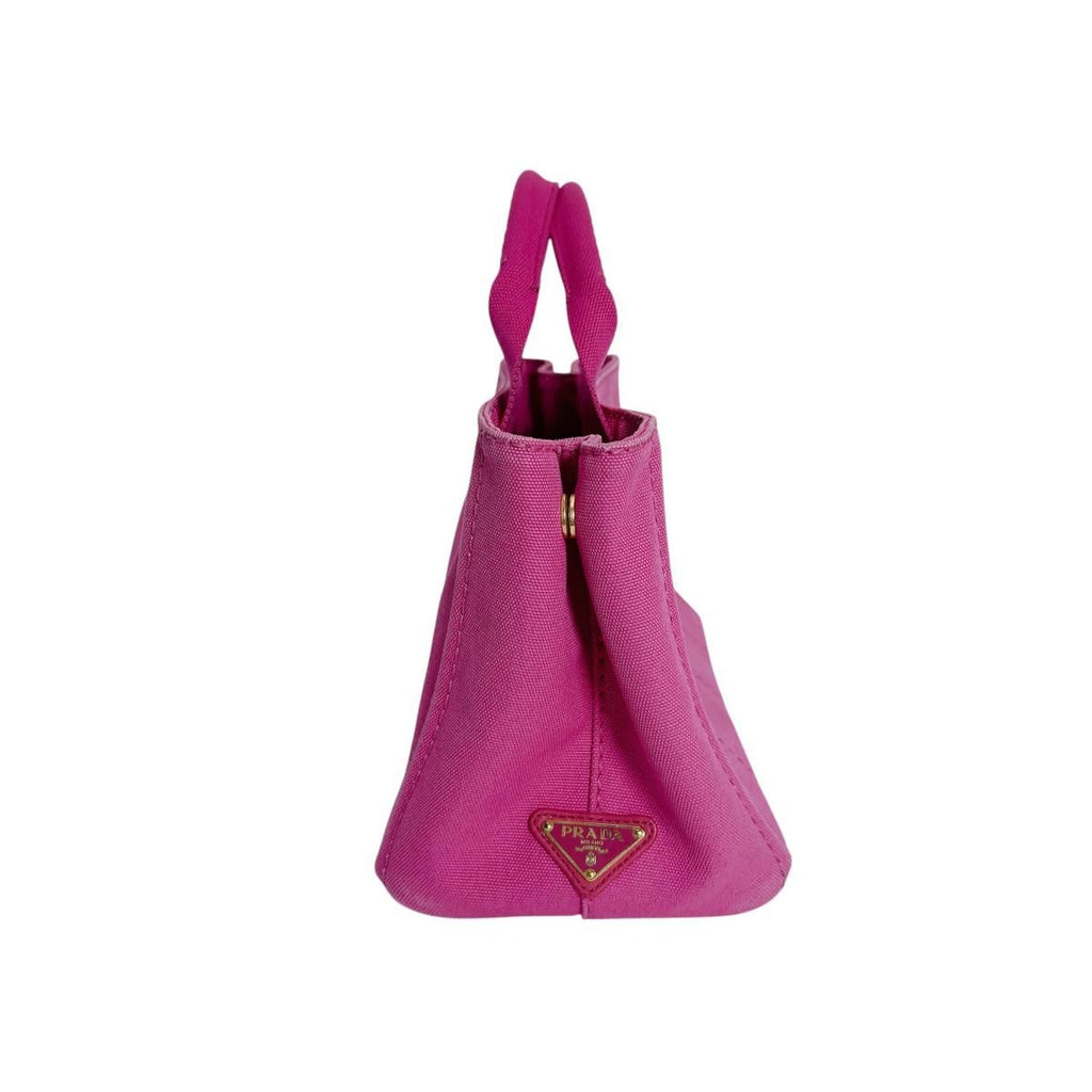 Prada Canvas Tote Canapa Pink — view 3