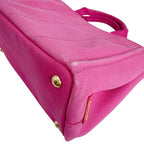 Prada Canvas Tote Canapa Pink — view 7