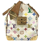 Louis Vuitton Handbag Speedy 30 Monogram Multicolor Canvas Blanc White — view 3