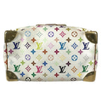 Louis Vuitton Handbag Speedy 30 Monogram Multicolor Canvas Blanc White — view 5