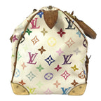 Louis Vuitton Handbag Speedy 30 Monogram Multicolor Canvas Blanc White — view 4