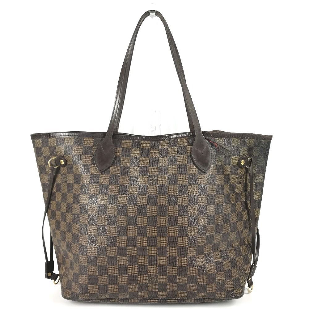 Louis Vuitton Tote Neverfull MM Damier Canvas Ebene Brown