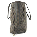 Louis Vuitton Tote Neverfull MM Damier Canvas Ebene Brown — view 3