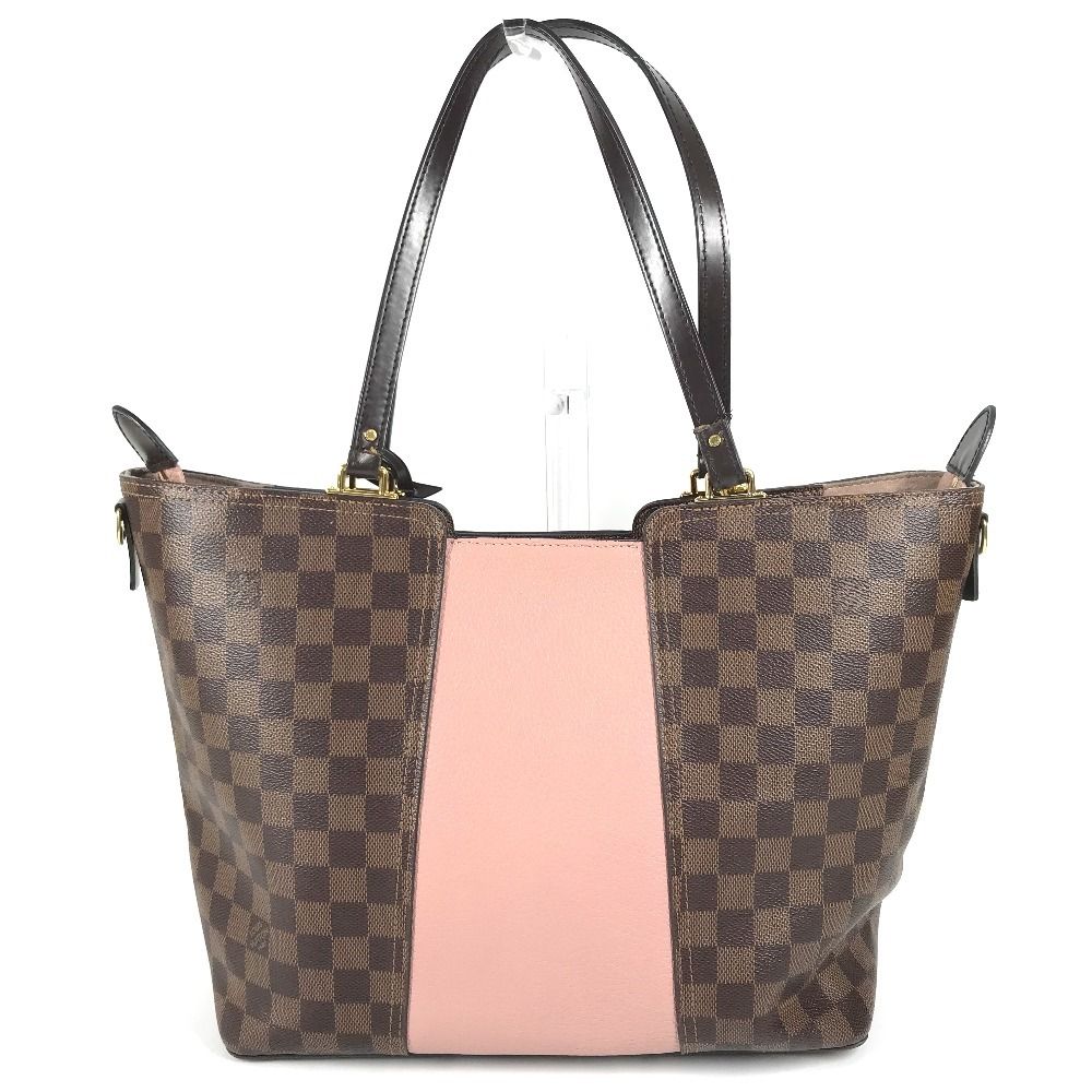 Louis Vuitton Tote Jersey Damier Canvas Magnolia Pink — view 2