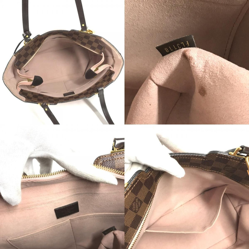 Louis Vuitton Tote Jersey Damier Canvas Magnolia Pink — view 9
