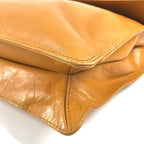 Chanel Shoulder Bag CC Logo All Over Pattern Leather Orange — view 6