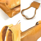 Chanel Shoulder Bag CC Logo All Over Pattern Leather Orange — view 7