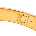 Hermes Bangle Click Pink Gold Black Bracelet — view 4