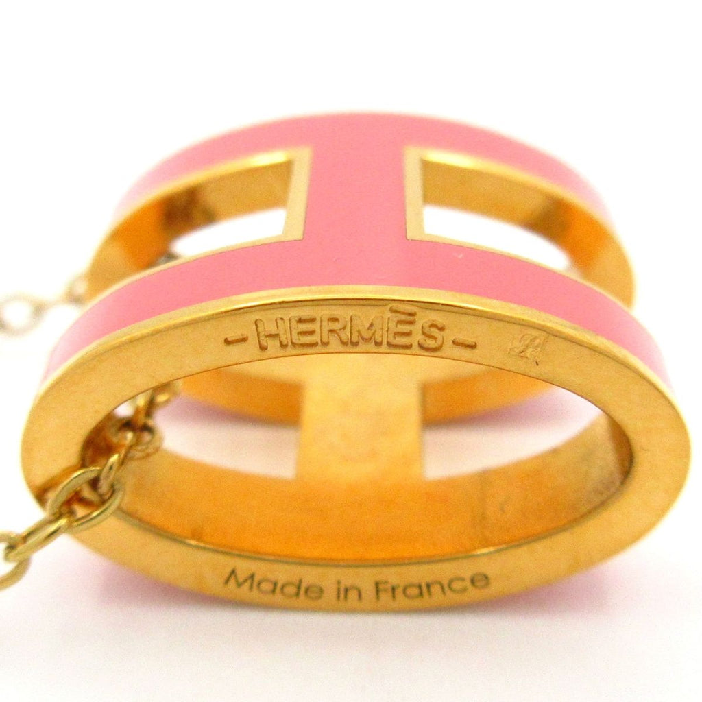 Hermes Necklace Pop Pink Gold — view 5