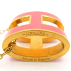 Hermes Necklace Pop Pink Gold — view 5