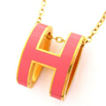 Hermes Necklace Pop Pink Gold