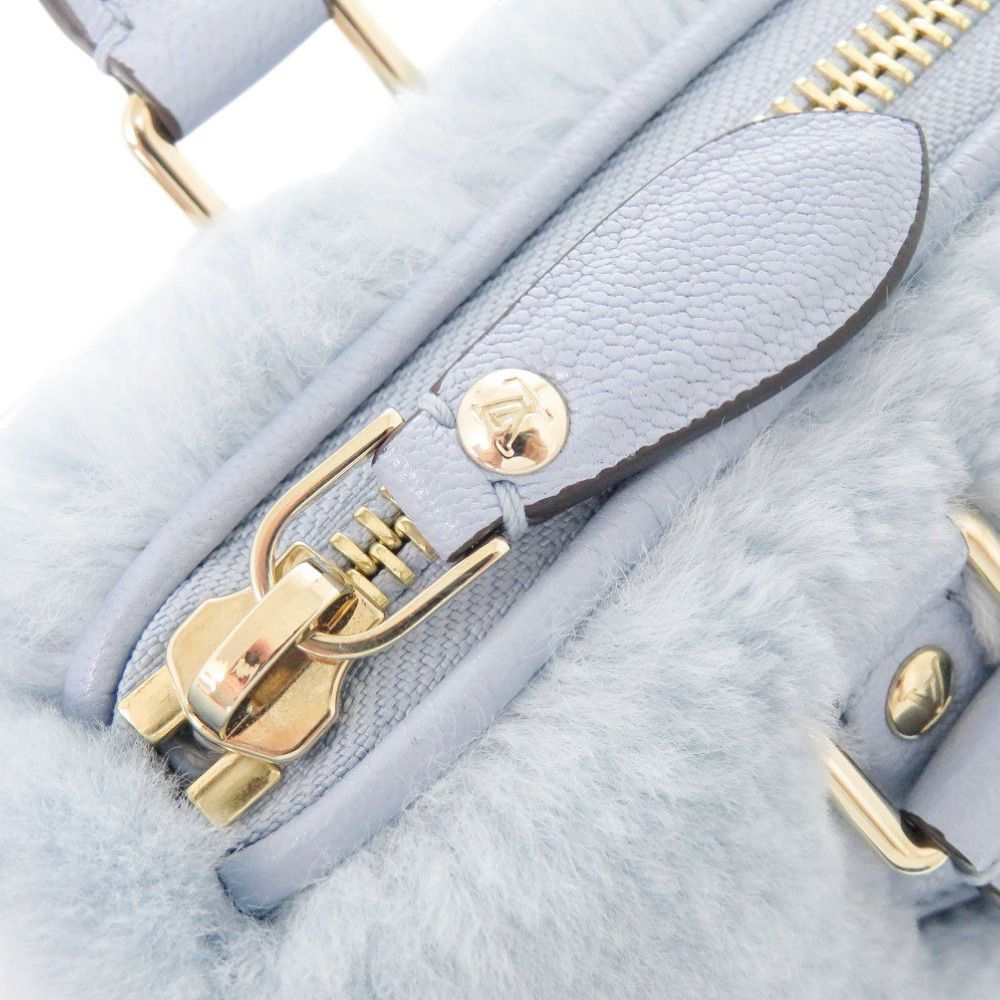 Louis Vuitton Nano Speedy IC 2-Way Leather Mink Furite Blue Handbag — view 8