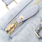 Louis Vuitton Nano Speedy IC 2-Way Leather Mink Furite Blue Handbag — view 8