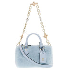 Louis Vuitton Nano Speedy IC 2-Way Leather Mink Furite Blue Handbag