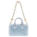 Louis Vuitton Nano Speedy IC 2-Way Leather Mink Furite Blue Handbag — view 3