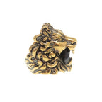 Gucci Lion Head Metal Stone Gold Ring — view 5