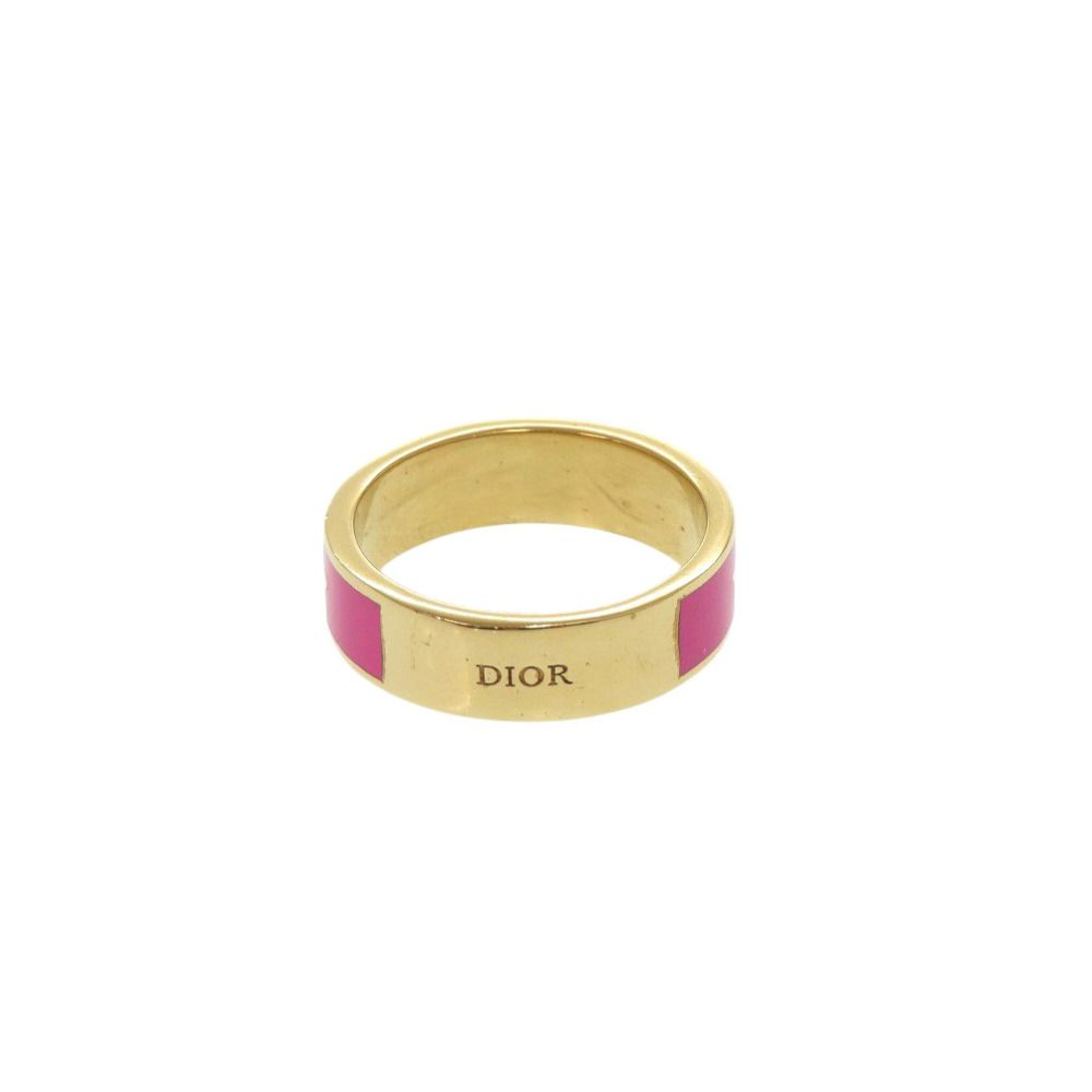 Dior Code Triple Strand Ring Metal Gold Pink — view 4