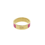 Dior Code Triple Strand Ring Metal Gold Pink — view 4
