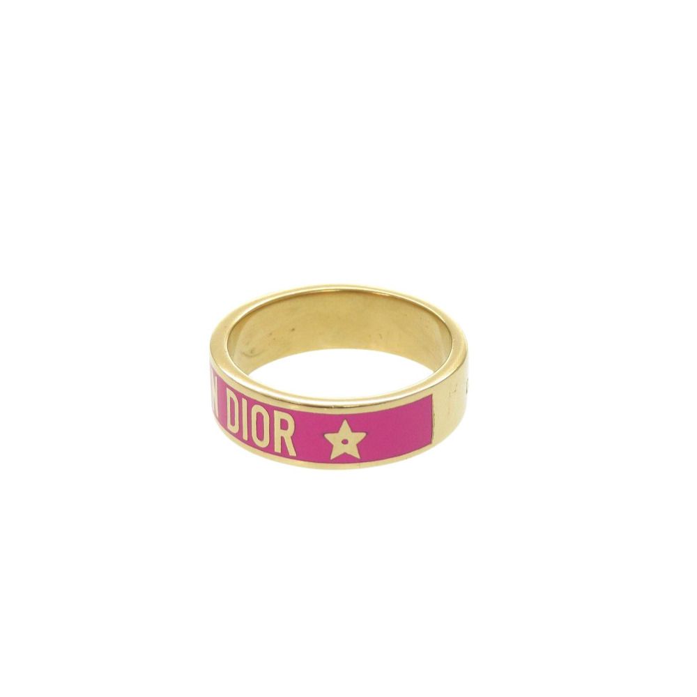 Dior Code Triple Strand Ring Metal Gold Pink — view 3