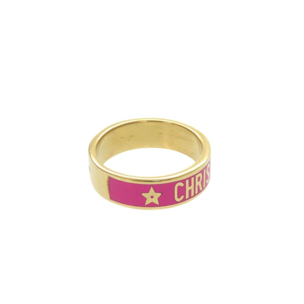 Dior Code Triple Strand Ring Metal Gold Pink — view 5