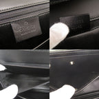 Gucci Vintage Turnlock 000 Felt Green Black 2-Way Shoulder Bag — view 7