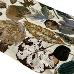 Hermes Scarf Ivory Dark Brown Multi Angora Silk — view 6