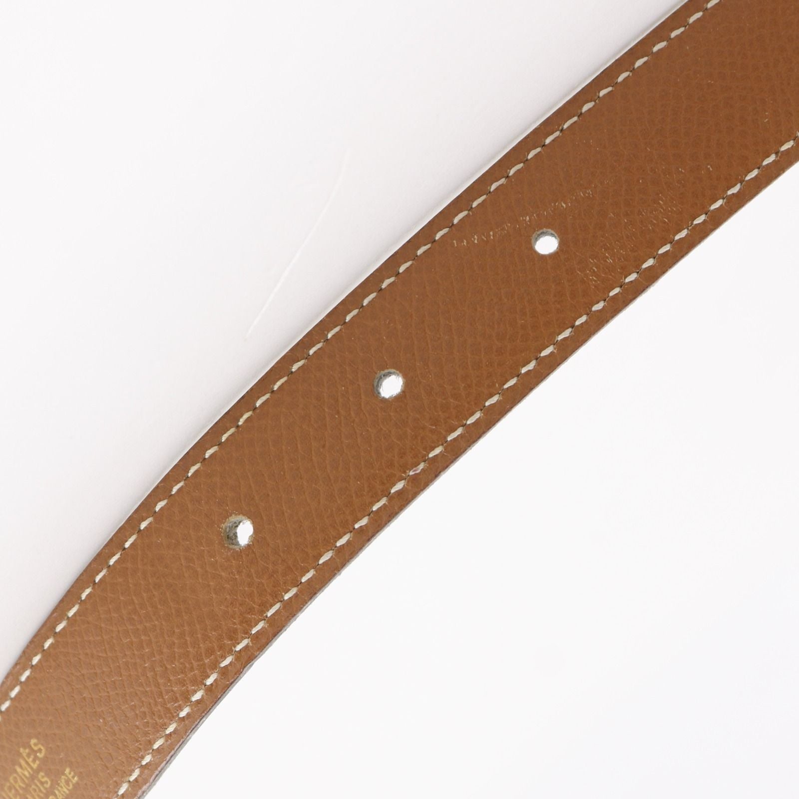 Hermes Constance Belt Reversible Veau Epsom Calf Gold Plated Brown Black — view 6