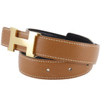 Hermes Constance Belt Reversible Veau Epsom Calf Gold Plated Brown Black — view 2