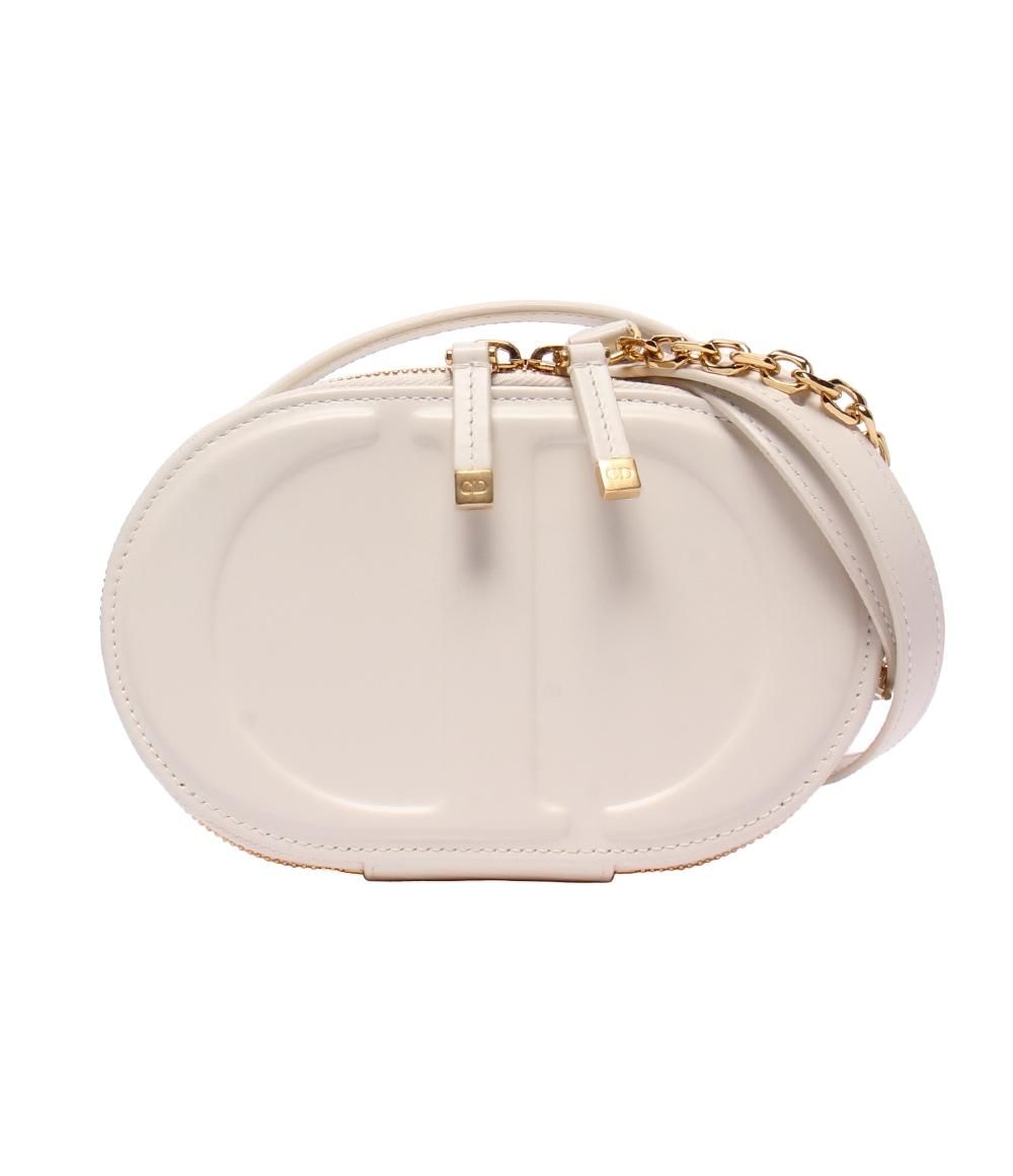 Dior 2-Way Shoulder Bag Crossbody Oval CD Signature