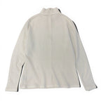 Dior Ig8 Mock Neck Knit Sweater CD Logo Embroidery Alpaca Blend M White — view 3