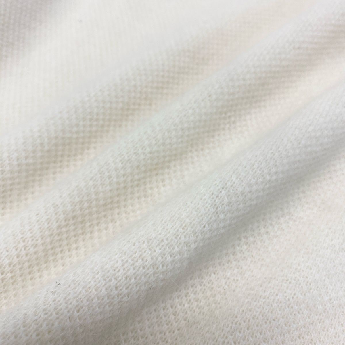 Dior Ig8 Mock Neck Knit Sweater CD Logo Embroidery Alpaca Blend M White — view 8