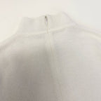 Dior Ig8 Mock Neck Knit Sweater CD Logo Embroidery Alpaca Blend M White — view 7