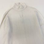 Dior Ig8 Mock Neck Knit Sweater CD Logo Embroidery Alpaca Blend M White — view 4
