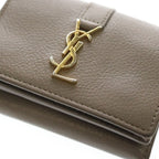 Saint Laurent Paris Wallet Origami Cassandra Tiny Beige — view 6