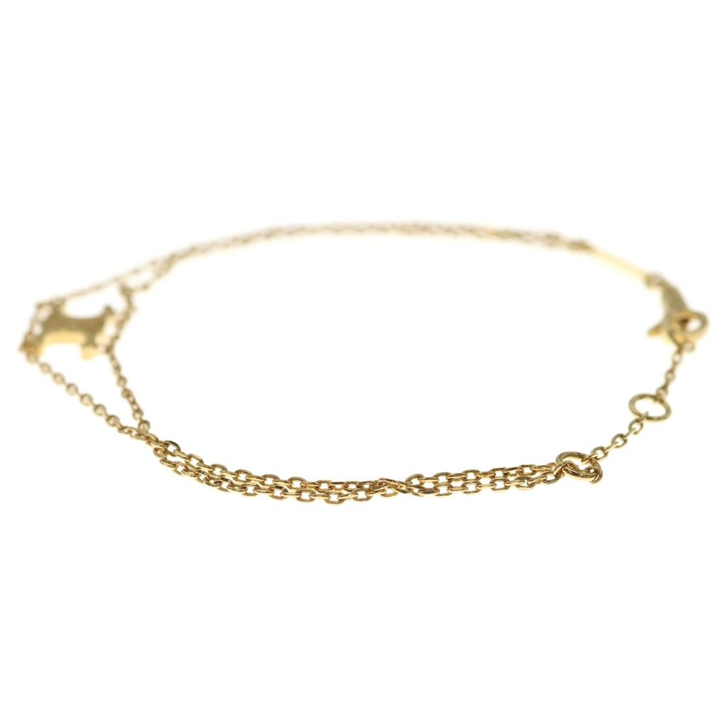 Celine Triomphe Suspenders Bracelet Gold — view 4