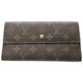 Louis Vuitton Monogram Portefeuille Sarah Wallet Brown