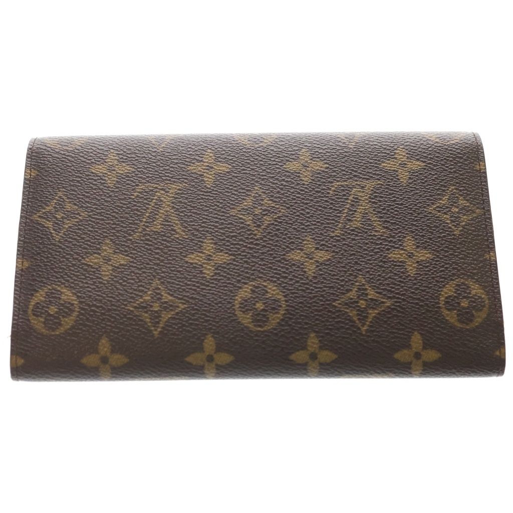Louis Vuitton Monogram Portefeuille Sarah Wallet Brown — view 2