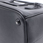 Prada Galleria Saffiano Leather 2-Way Shoulder Bag Black — view 5