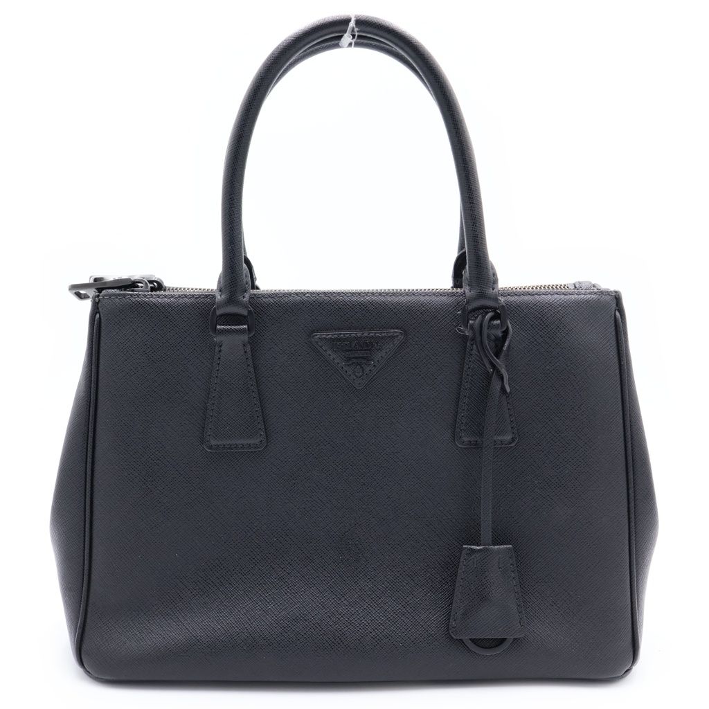 Prada Galleria Saffiano Leather 2-Way Shoulder Bag Black
