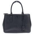 Prada Galleria Saffiano Leather 2-Way Shoulder Bag Black