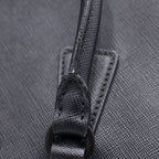 Prada Galleria Saffiano Leather 2-Way Shoulder Bag Black — view 7
