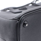 Prada Galleria Saffiano Leather 2-Way Shoulder Bag Black — view 6