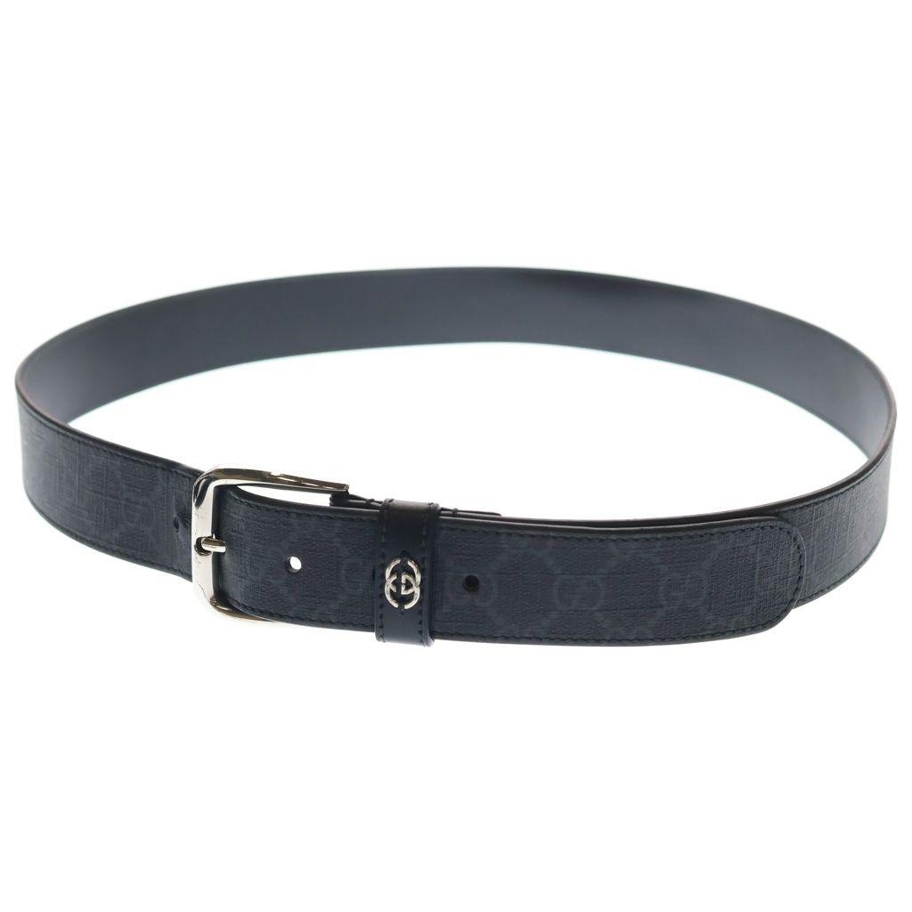 Gucci Interlocking Belt with Detail Black