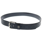 Gucci Interlocking Belt with Detail Black